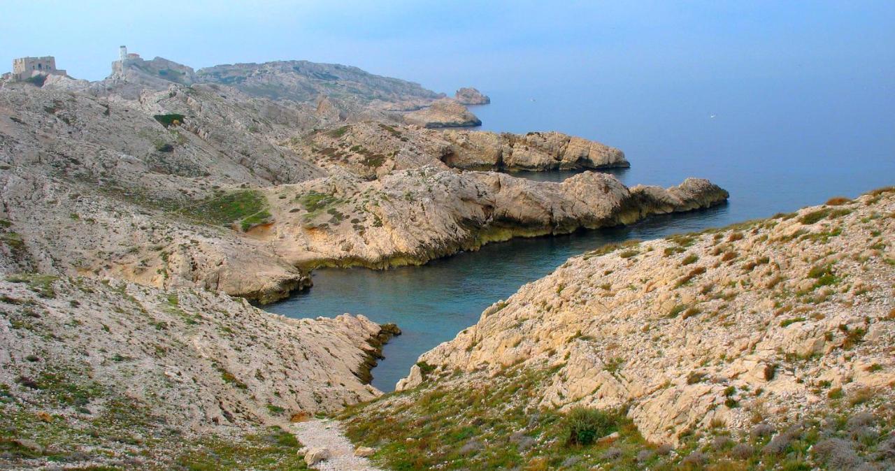 شقة Les Pieds Dans L'Eau Sur L'Ile Du Frioul مارسيليا المظهر الخارجي الصورة